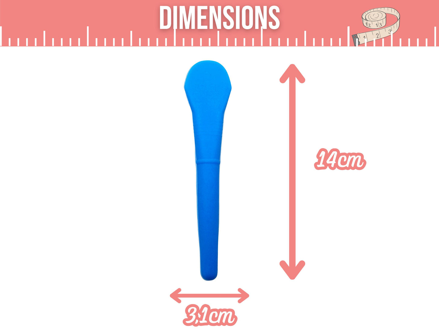 Spatule de mélange pour résine 