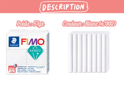 Pâte Fimo Effect galaxy 57g – Blanc n°002