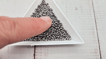 500 perles rondes 2mm acier inoxydable
