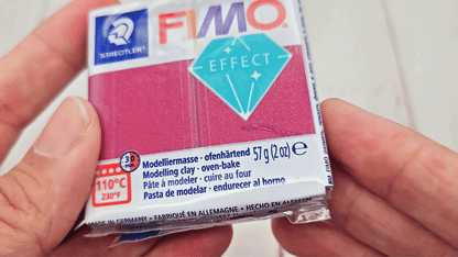 Pâte Fimo Effect métal 57g – Bordeaux n°21