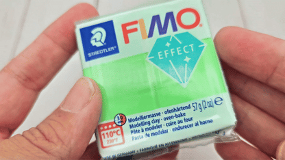 Pâte Fimo Effect néon 57g – Vert n°501
