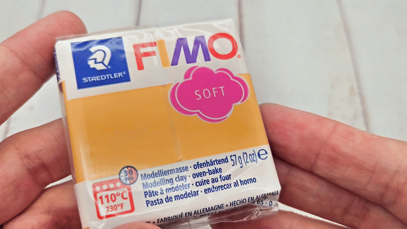 Pâte Fimo Soft 57g – Sorbet papaye n°T41