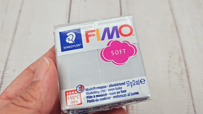 Pâte Fimo Soft 57g - Gris dauphin n 80