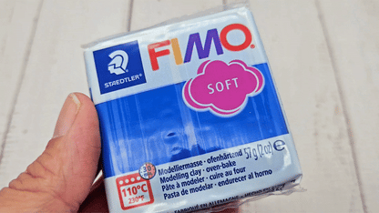 Pâte Fimo Soft 57g - Bleu pacifique n 37