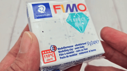 Pâte Fimo Effect pierre 57g - Granit blanc n 003