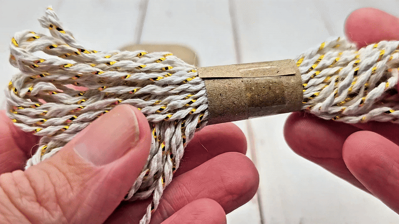 Ficelle Baker’s Twine blanc et or – 10 mètres