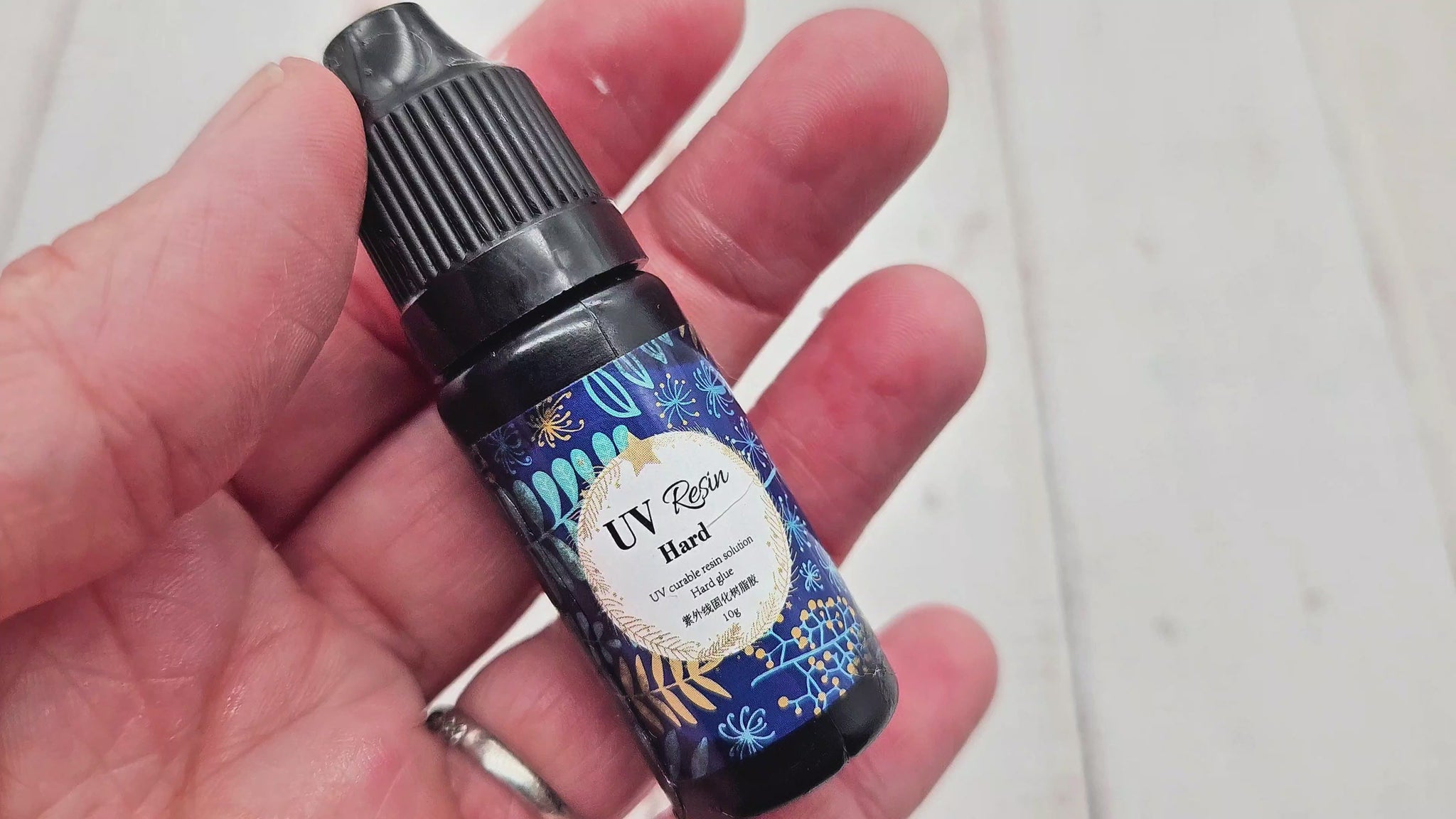 Résine UV transparente de type dur 10gr