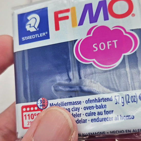 Pâte Fimo Soft 57g – Bleu windsor n°35