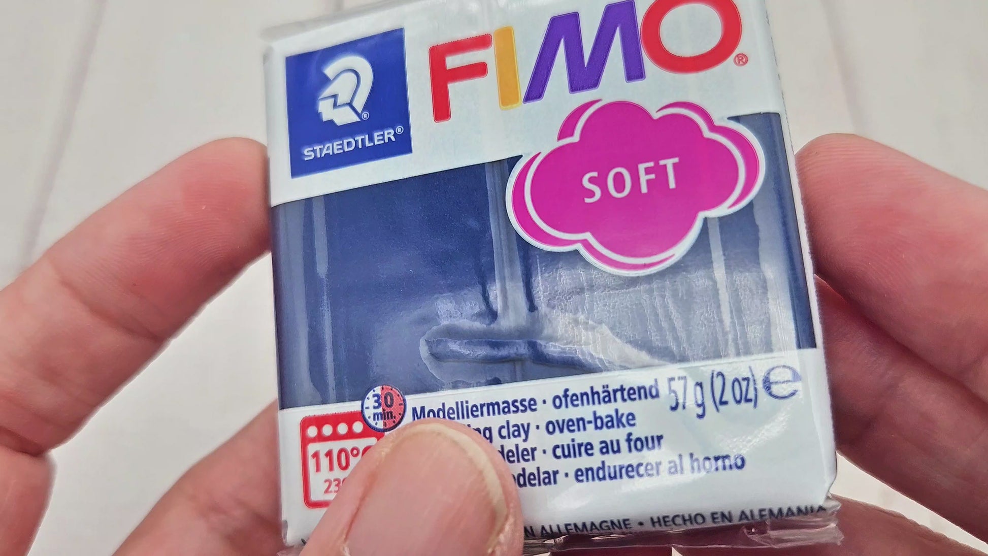 Pâte Fimo Soft 57g – Bleu windsor n°35