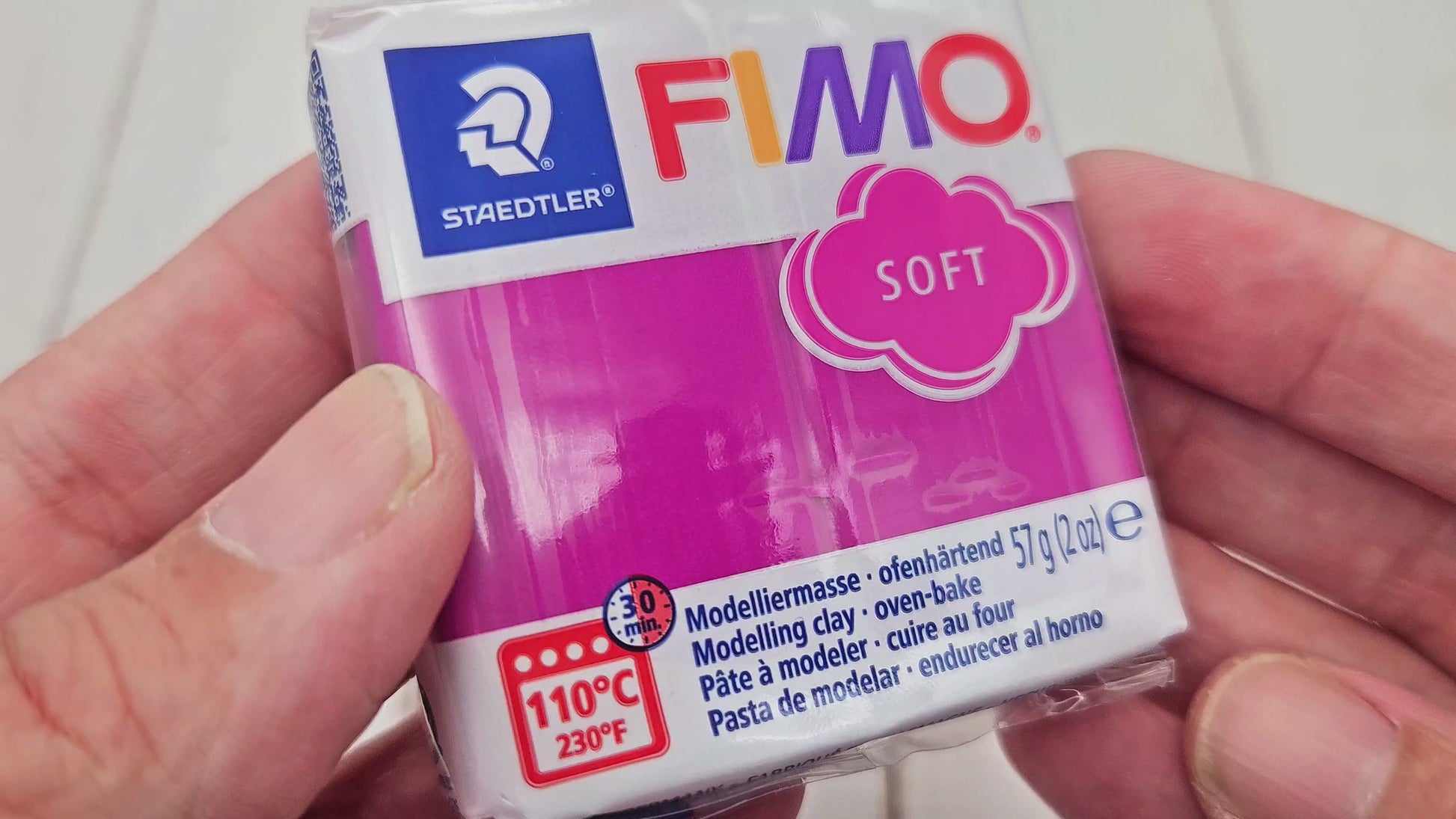 Pâte Fimo Soft 57g – Violet n°61