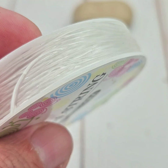 Fil élastique cristal transparent 1mm - Bobine de 10 mètres