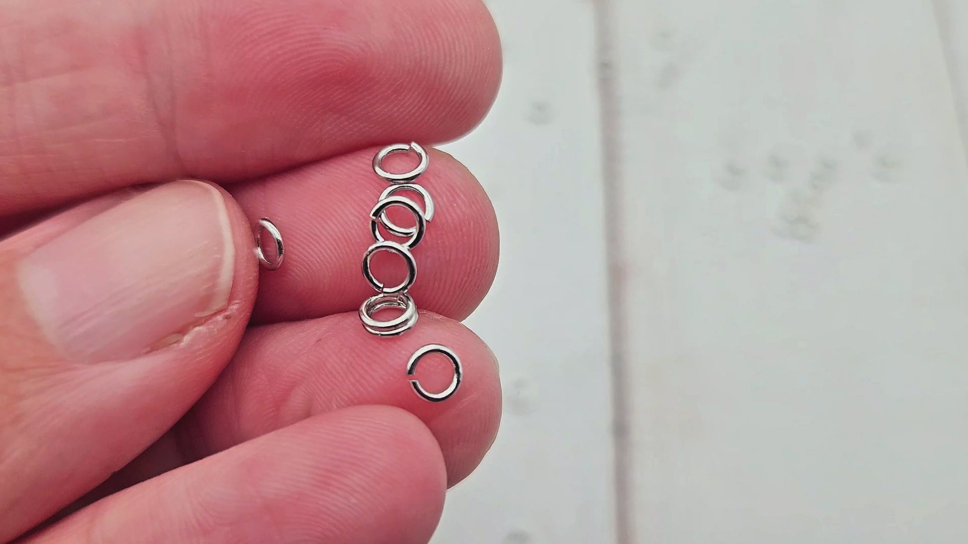 50 anneaux de jonction 4mm argent platine