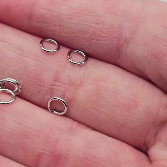 50 anneaux de jonction 5mm argent platine