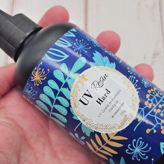 Résine UV transparente de type dur 200gr