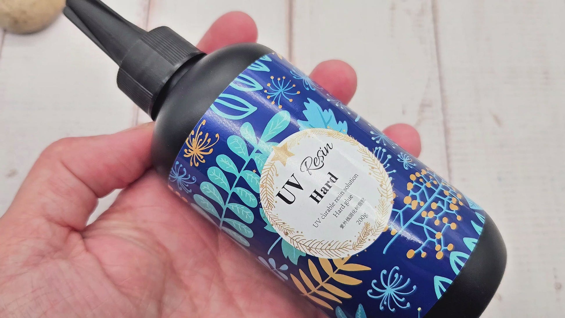 Résine UV transparente de type dur 200gr