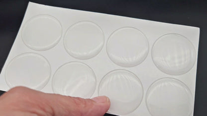 8 cabochons autocollants 35mm pour créations avec cabochons
