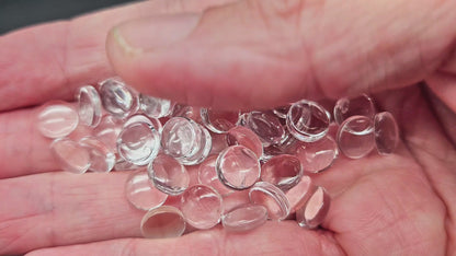 20 cabochons en verre 10mm