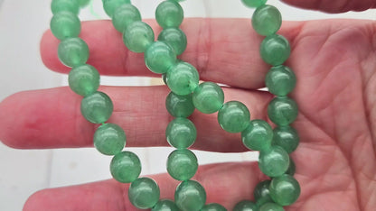 47 perles aventurine rondes 8mm