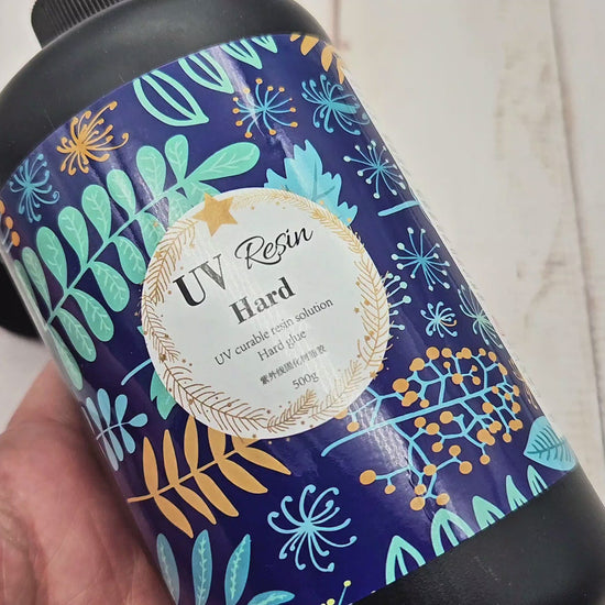 Résine UV transparente de type dur 500gr