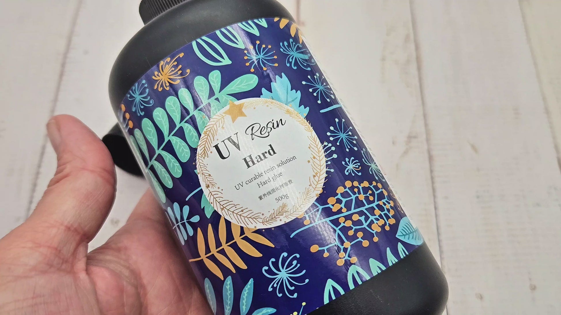 Résine UV transparente de type dur 500gr