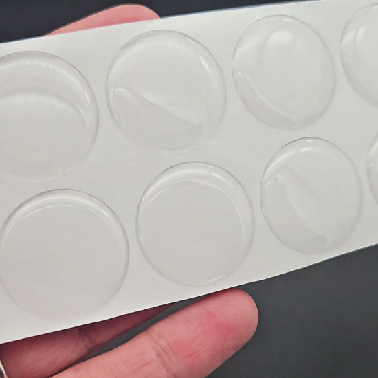 10 cabochons autocollants 25mm pour créations avec cabochons