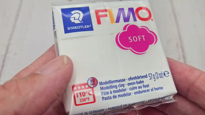 Pâte Fimo Soft 57g – Blanc n°0