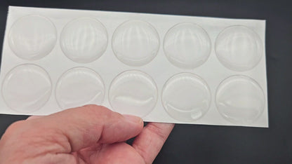 10 cabochons autocollants 30mm pour créations avec cabochons