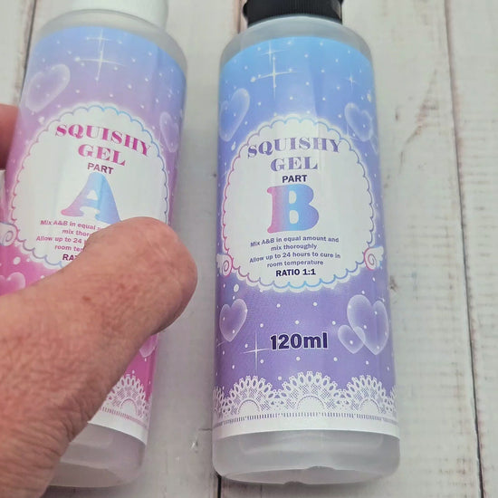 Kit DIY Squishy Silicone – 2 Flacons 120ml à Mélanger