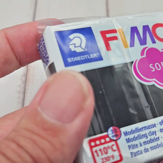 Pâte Fimo Soft 57g – Noir n°9